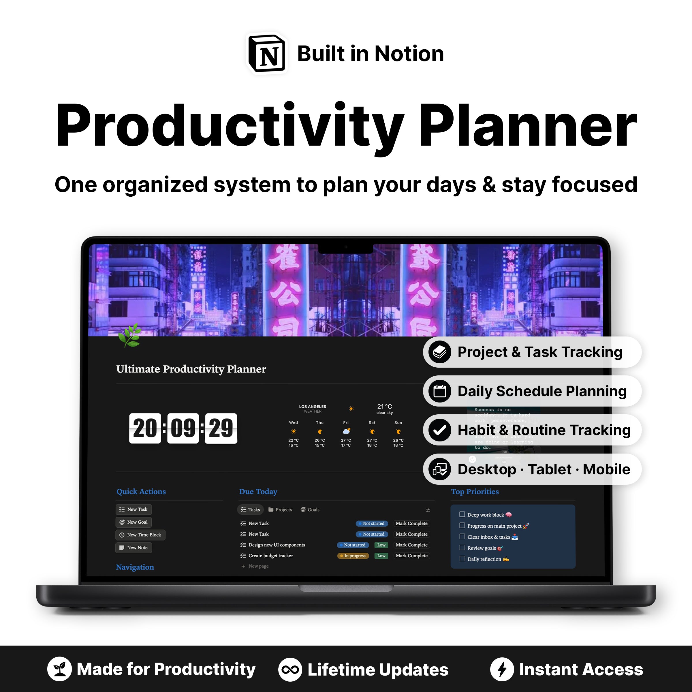 Productivity Planner