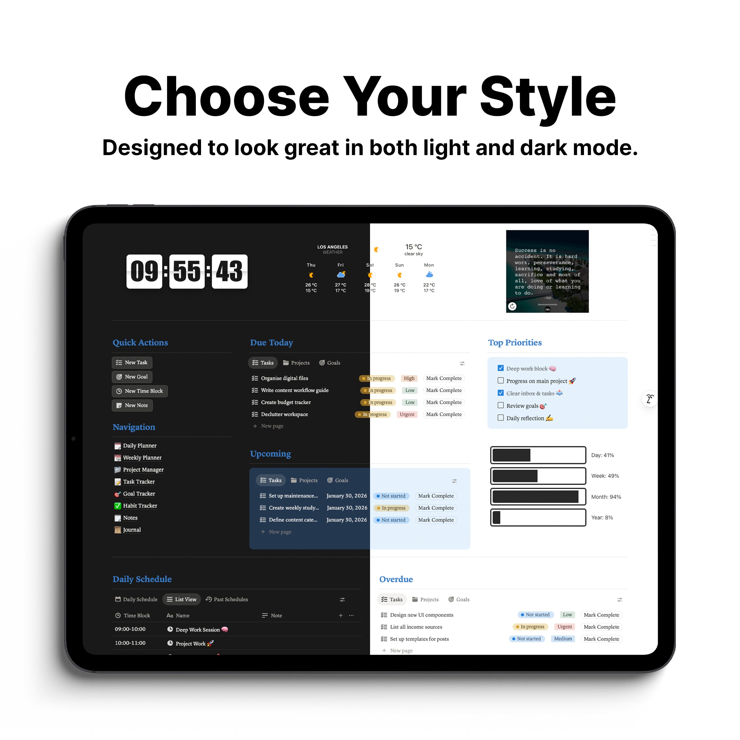 Productivity Planner